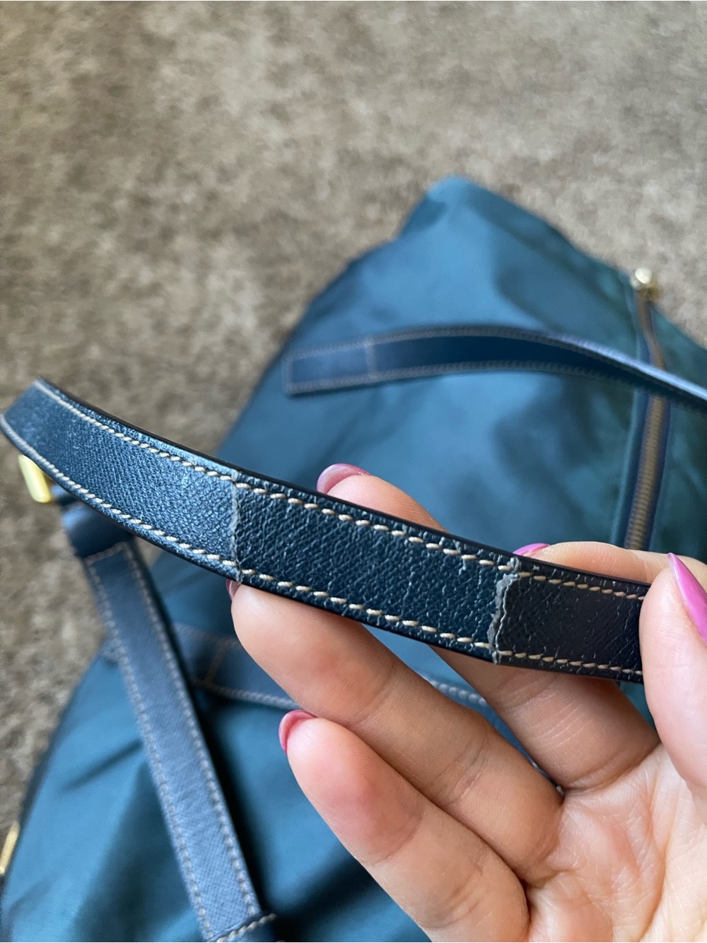 Prada Nylon Green Crossbody bag - Picture 8 of 16